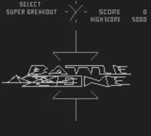 Image n° 1 - screenshots  : Battle Zone & Super Breakout